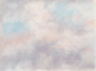 Art bt Lynne Forrester: Blog - 30 Paintings in 30 Days, Day One - 'Bubbling Beauties' (Cloudscape in soft pastels)