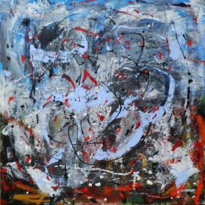 Disequilibrium abstract painting