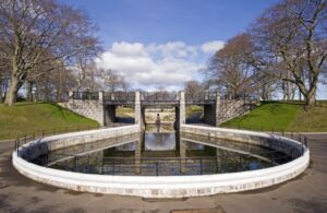 Restored Victorian Park designs in large public park