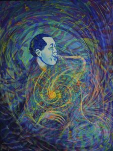 Lester Young is breathing by Lola Lonli