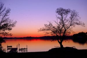 Little Waverly Lake at Sunset