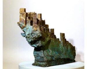 Anasazi Refuge bronze sculpture
