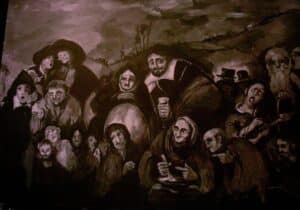 Composite painting of Goya's Black Paintings
