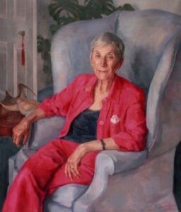 Portrait of Dr Doris Littlejohn by Juliet Wood