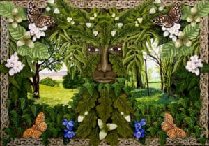 'The Greenman, moors and woodland'