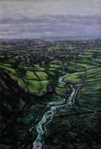 View from Malham Cove oil painting and print